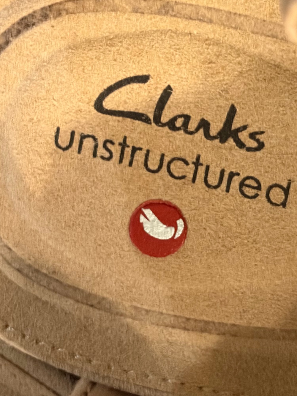 Clarks Unstructured Women’s Light Tan Cross-Strap Slingback wedge Sandals 8.5 - Picture 3 of 7